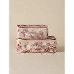 Valisette matelass�e esprit toile de jouy