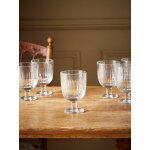 Verre � pied  ouessant  par lot de 6 - collection la roch�re