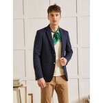 Veste blazer en twill homme boutons dors