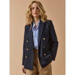 Veste blazer twill uni femme boutons dors