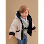 Veste burnous r�versible b�b�