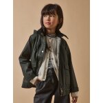 Veste en coton enduit fille