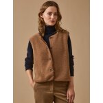 Veste sans manches en sherpa femme