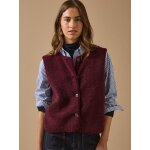 Veste sans manches en sherpa femme