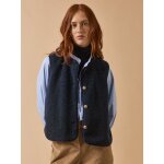 Veste sans manches en sherpa femme