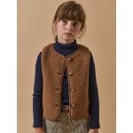 Veste sans manches en sherpa fille