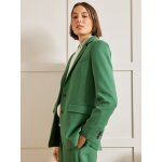 Veste tailleur tissu crpe femme