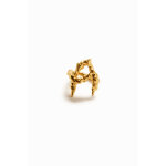 Bague lettre a plaque or zalio