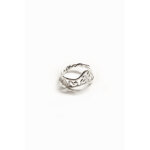 Bague message plaque argent zalio