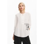 Blouse  fleur brode