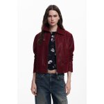 Blouson effet cuir brillant