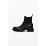 Bottine effet cuir