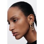 Boucles d'oreilles cristaux plaqu or zalio