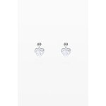 Boucles d'oreilles en cristal violet zalio