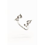 Bracelet papillon plaqu argent zalio