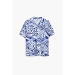 Chemise bleue american magic