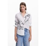Chemise � lettres encre