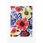 Foulard  fleurs arty