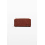 Grand portefeuille broderie fleurs