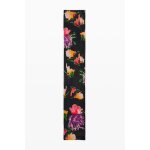 Longue charpe  fleurs