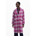 Manteau  carreaux rose