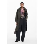 Manteau long matelass