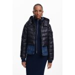 Manteau court matelass combin
