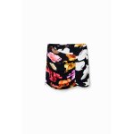 Mini - jupe drape fleurie