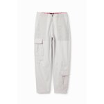 Pantalon cargo patchwork