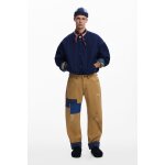 Pantalon � revers avec patchs