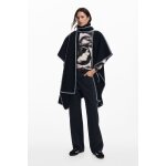 Poncho avec charpe