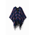 Poncho rversible  carreaux
