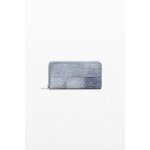 Porte - monnaie effet denim tress