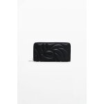 Porte - monnaie  fleurs gomtriques avec fermeture clair