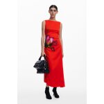 Robe asymtrique orchide