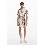 Robe chemise  fleurs