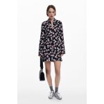 Robe chemise courte  fleurs