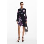 Robe courte asymtrique  lettres