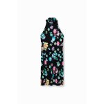 Robe courte encolure dos nu