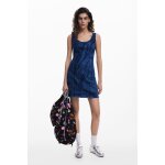 Robe en jean imprime
