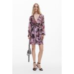 Robe fluide orchides