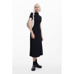 Robe midi  col montant