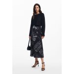 Robe midi combine