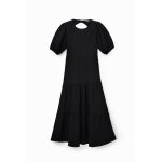 Robe midi d�collet� dos