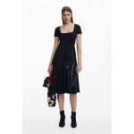 Robe midi dcollete
