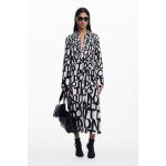 Robe midi � lettrage