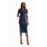 Robe midi zipp�e