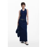 Robe en sudine dos ouvert