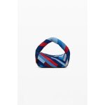 Sac en denim � rayures