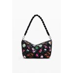 Petit sac tress  fleurs